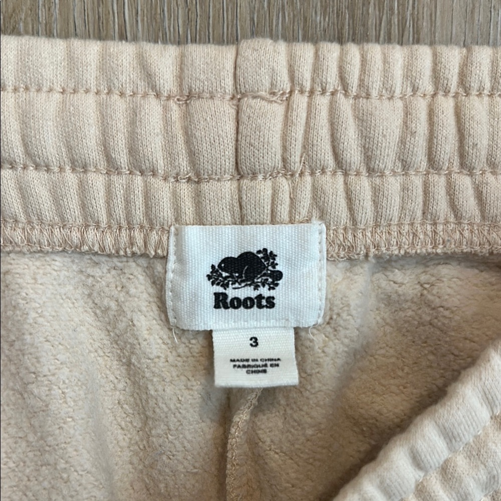 Women’s Beige Roots Sweatpants - Picture 2 of 4